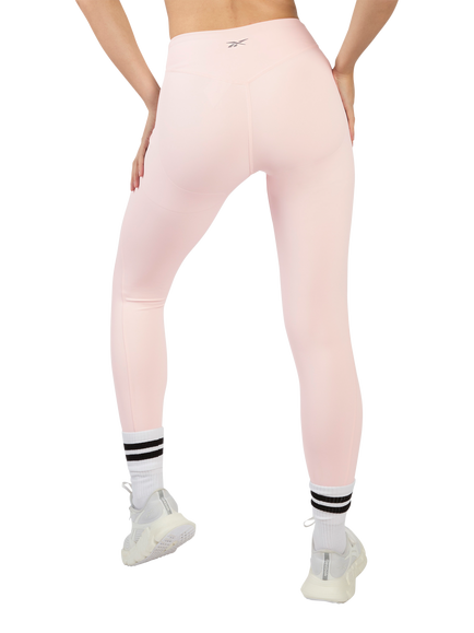 Reebok Women's Lux Contour Tights, Pure Pink - view 2, Pure Pink