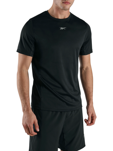 Reebok Men's ID Run T-Shirt, Black, Black