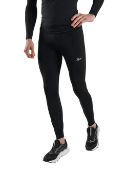 Reebok Men's Athlete Speed Running Tights, Black, Black