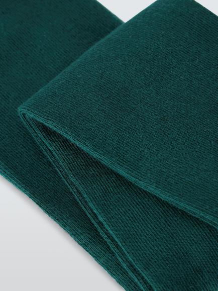 John Lewis Kids' Cotton Rich Tights, Pack of 3, Green - view 2, Green