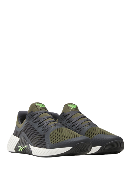 Reebok Men's Flip Charge Trainers, Grape/ Black/Lime - view 2, Grape/ Black/Lime