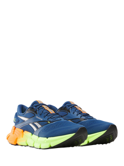 Reebok Men's Floatzig 2 Running Shoes, Blue/Digital Lime - view 2, Blue/Digital Lime