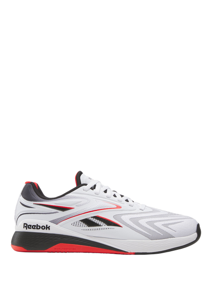 Reebok Men's Nano X5 Edge Trainers, White/Black/Red, White/Black/Red