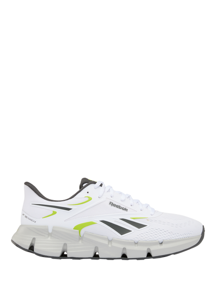 Reebok Men's Zig Dynamica 6 Running Shoes, White/Grey, White/Grey