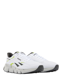 Reebok Men's Zig Dynamica 6 Running Shoes, White/Grey - view 2, White/Grey