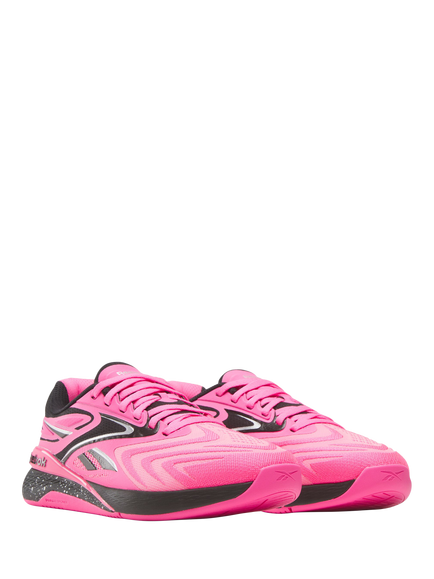Reebok Women's Nano X5 Edge Trainers, Atomic Pink/White - view 2, Atomic Pink/White