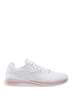 Reebok Women's Nano X5 Edge Trainers, White/ Mauve, White/ Mauve