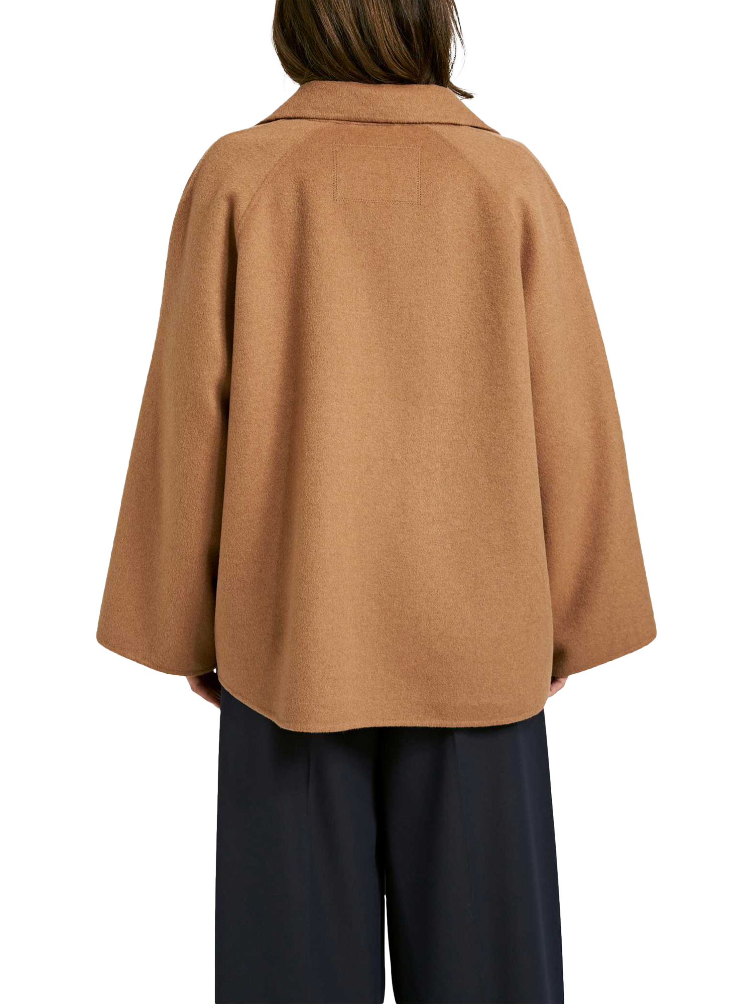 Product image 2 of 6, which shows Smith & Soul Double Breasted Wool Blend Jacket, Caramel, XS