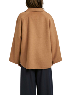 Smith & Soul Double Breasted Wool Blend Jacket, Caramel - view 2, Caramel