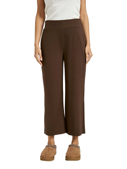 Smith & Soul Jersey Wide Leg Culottes, Dark Brown, Dark Brown