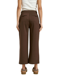 Smith & Soul Jersey Wide Leg Culottes, Dark Brown - view 2, Dark Brown