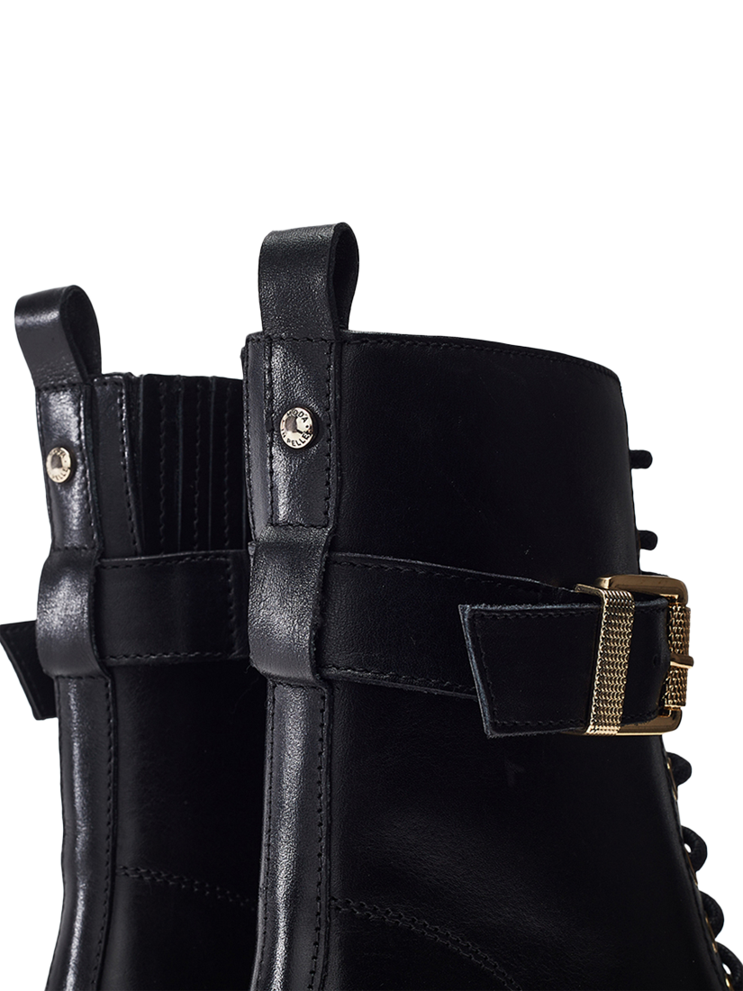 Product image 4 of 5, which shows Moda in Pelle Omana Leather Ankle Boots, Black, 3