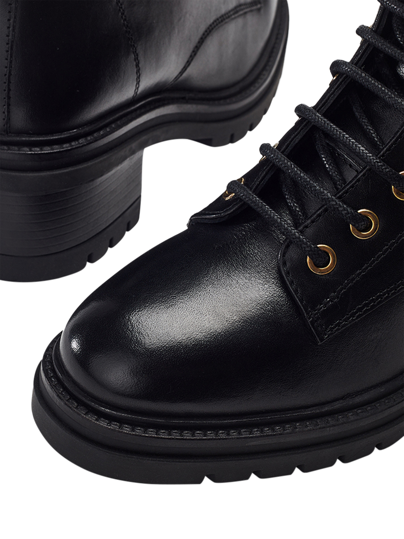 Product image 5 of 5, which shows Moda in Pelle Omana Leather Ankle Boots, Black, 3