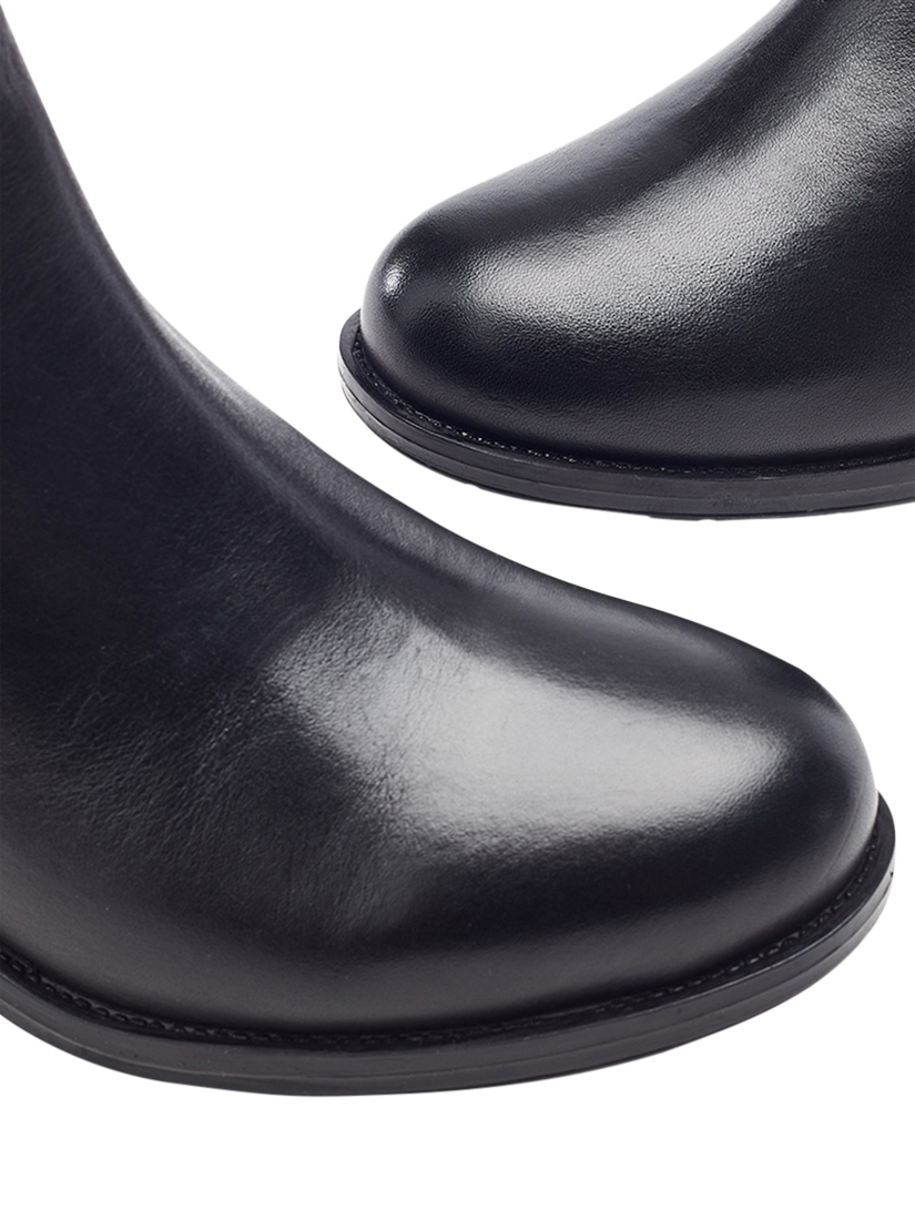 Product image 4 of 4, which shows Moda in Pelle Opulent Leather Ankle Boots, Black, 3