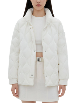 Bosideng Contrast Trim Weightless Down Jacket, Oyster Grey