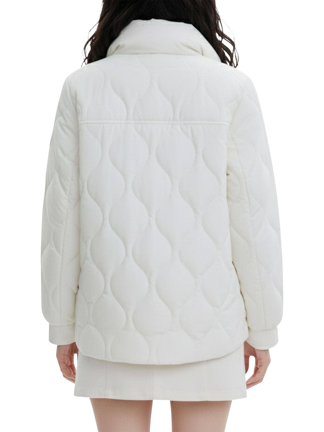 Product image 2 of 5, which shows Bosideng Contrast Trim Weightless Down Jacket, Oyster Grey, 4