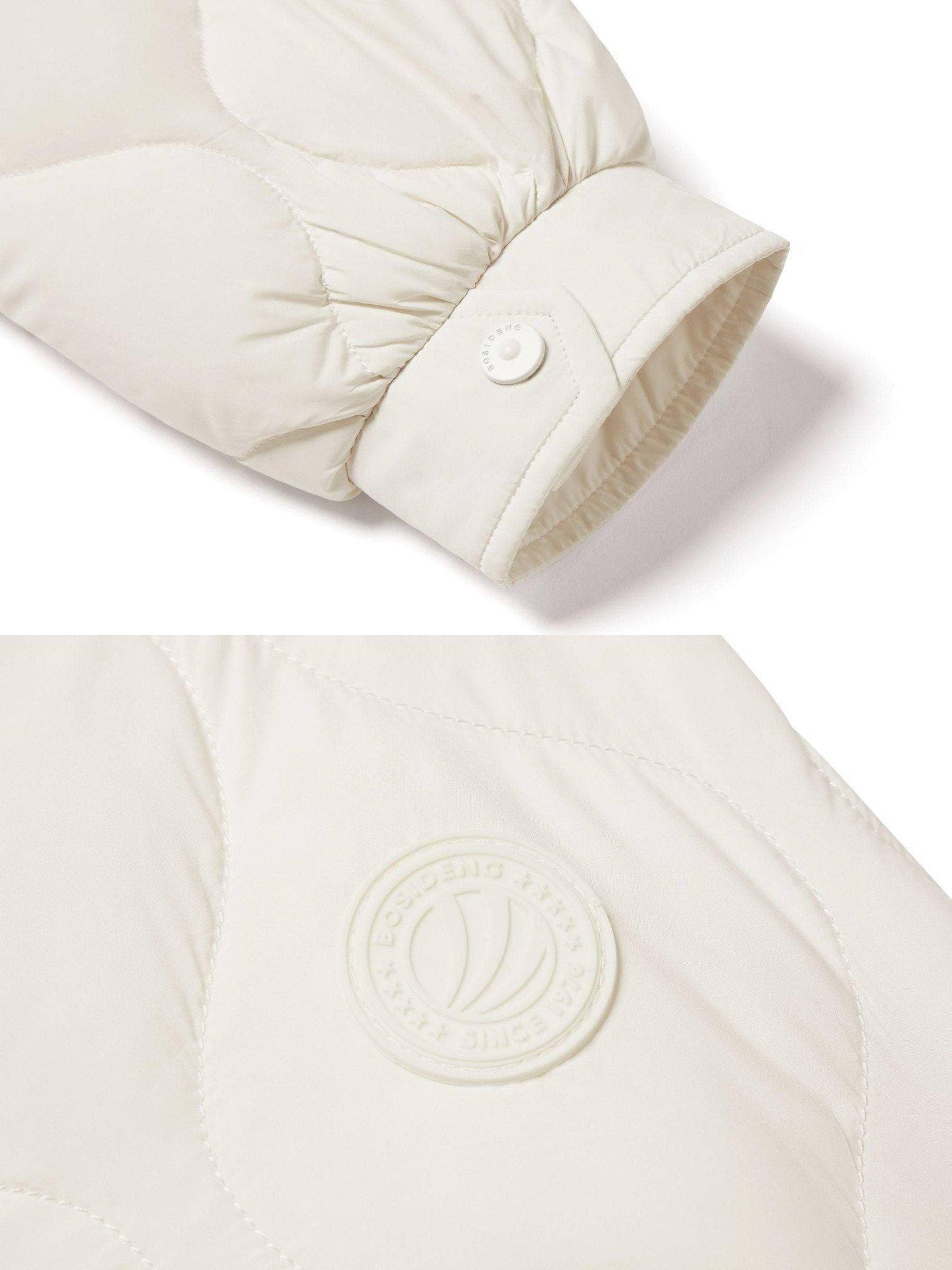 Product image 5 of 5, which shows Bosideng Contrast Trim Weightless Down Jacket, Oyster Grey, 4