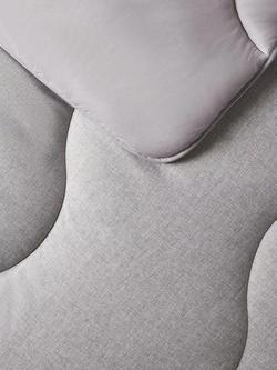 Night Lark Soft Weave Coverless Duvet, 10.5 Tog, Stone Grey - view 2, Stone Grey