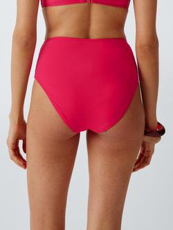 John Lewis Belize Colour Block Bikini Bottoms - view 2, Pink Multi
