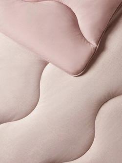 Night Lark Soft Weave Coverless Duvet, 10.5 Tog, Dusky Rose - view 2, Dusky Rose