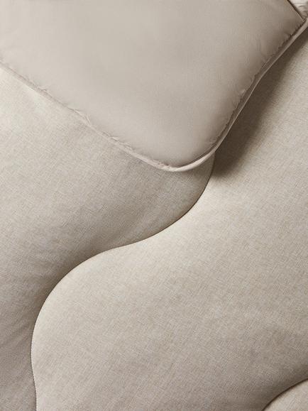 Night Lark Soft Weave Coverless Duvet, 4.5 Tog, Oat - view 2, Oat