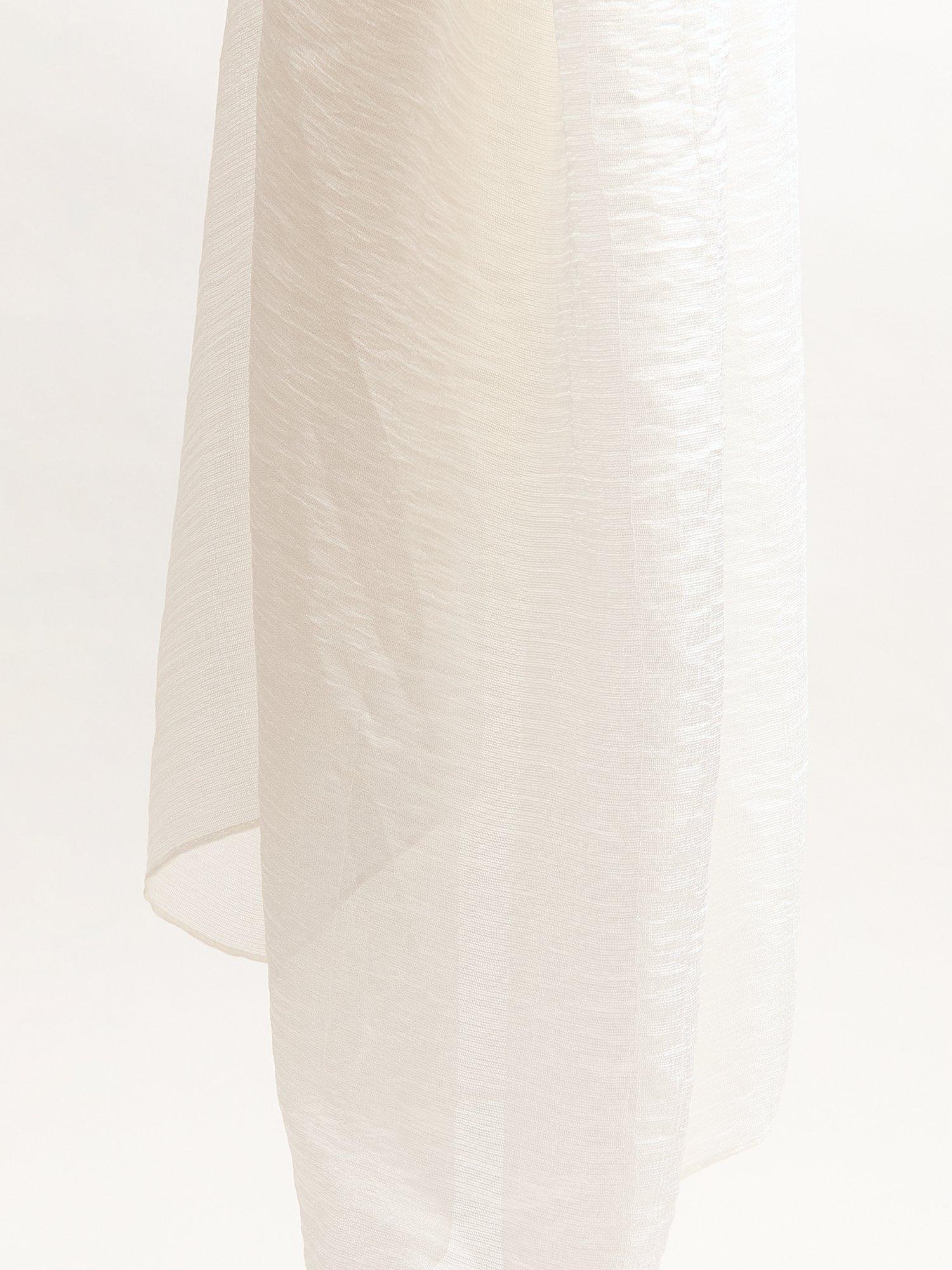 Product image 3 of 5, which shows Phase Eight Lightweight Bridal Scarf, Ivory, One Size