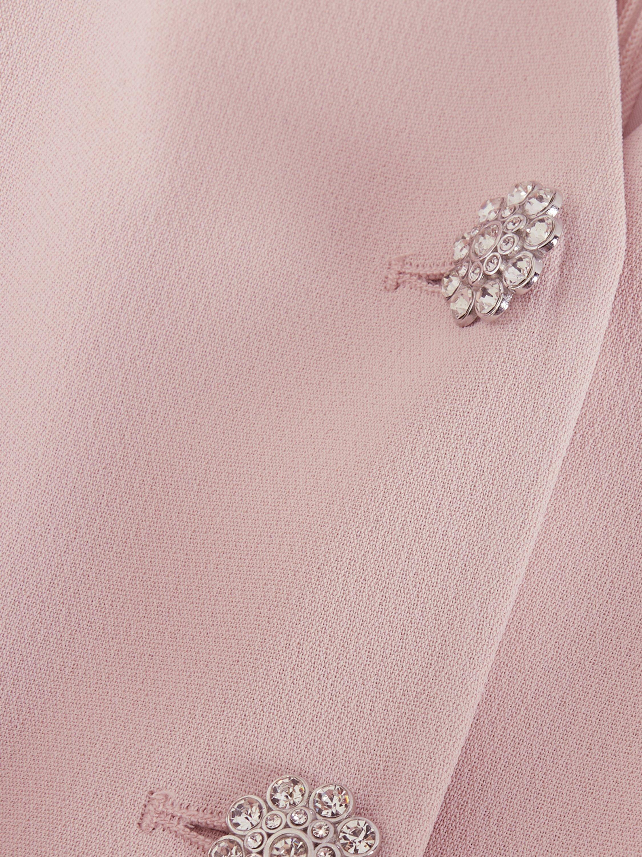 Product image 6 of 8, which shows Phase Eight Hilda Tailored Midaxi Dress, Pale Pink, 6