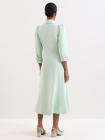 Phase Eight Paloma Tux Midi Dress - view 2, Pale Green
