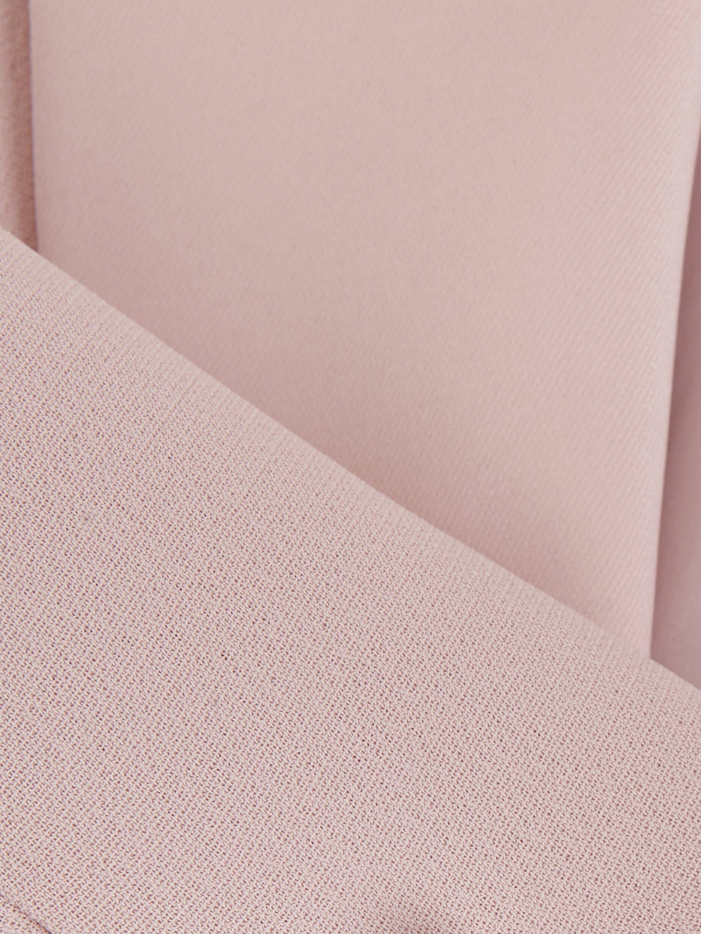 Product image 6 of 8, which shows Phase Eight Mirella V-Neck Tux Jumpsuit, Pale Pink, 20