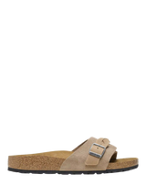 Birkenstock Oita Suede Braided Sandals, Taupe
