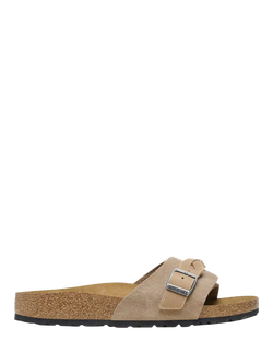 Birkenstock Oita Suede Braided Sandals, Taupe, Taupe