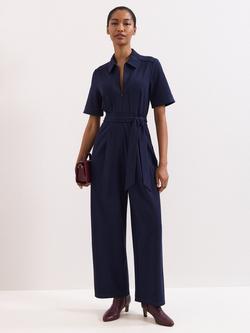 Phase Eight Tabitha Tailored Jumpsuit, Navy, Navy