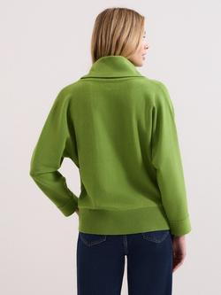 Phase Eight Rosalie Cowl Jumper - view 2, Green
