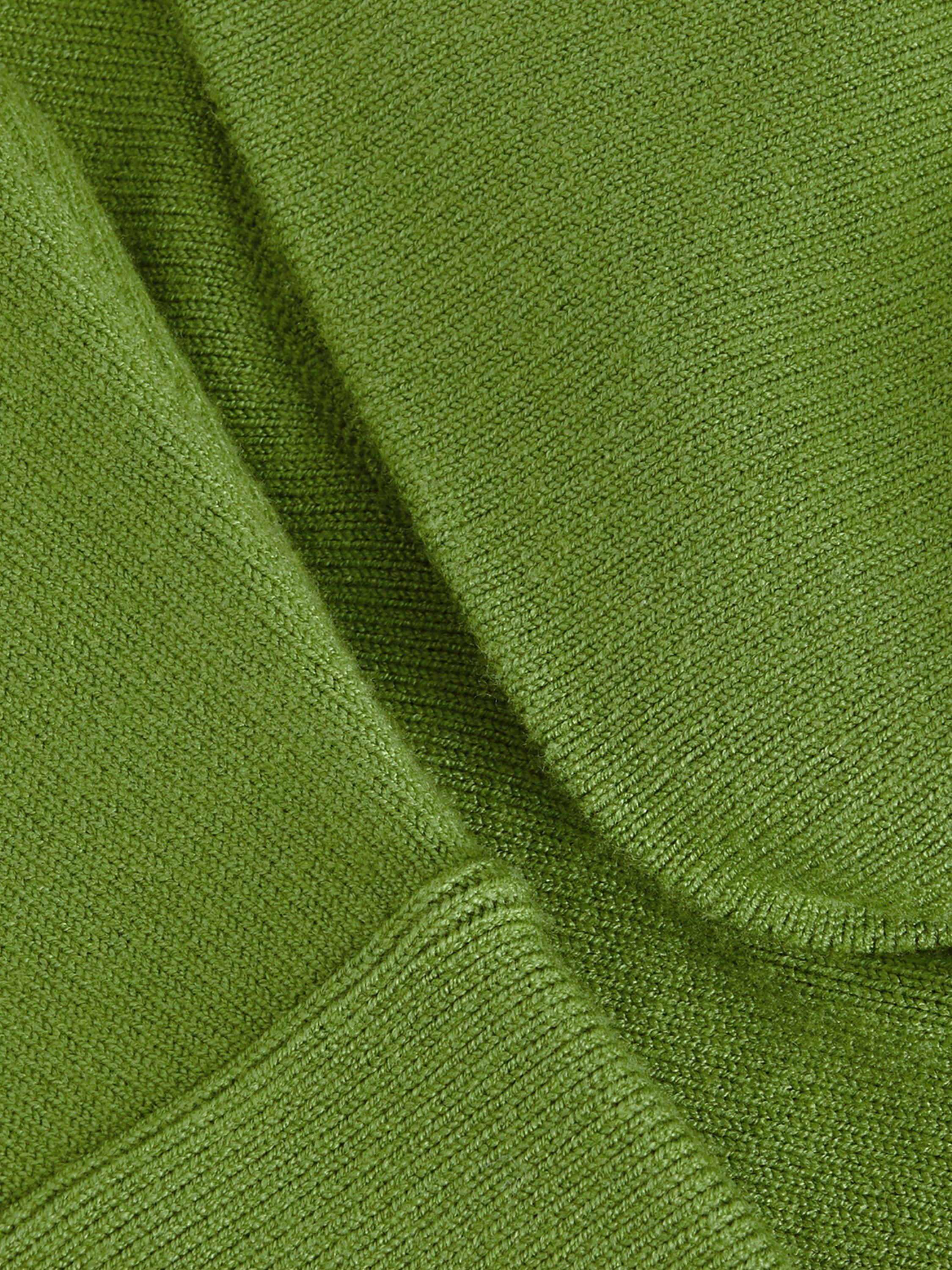 Product image 6 of 9, which shows Phase Eight Rosalie Cowl Jumper, Green, XS
