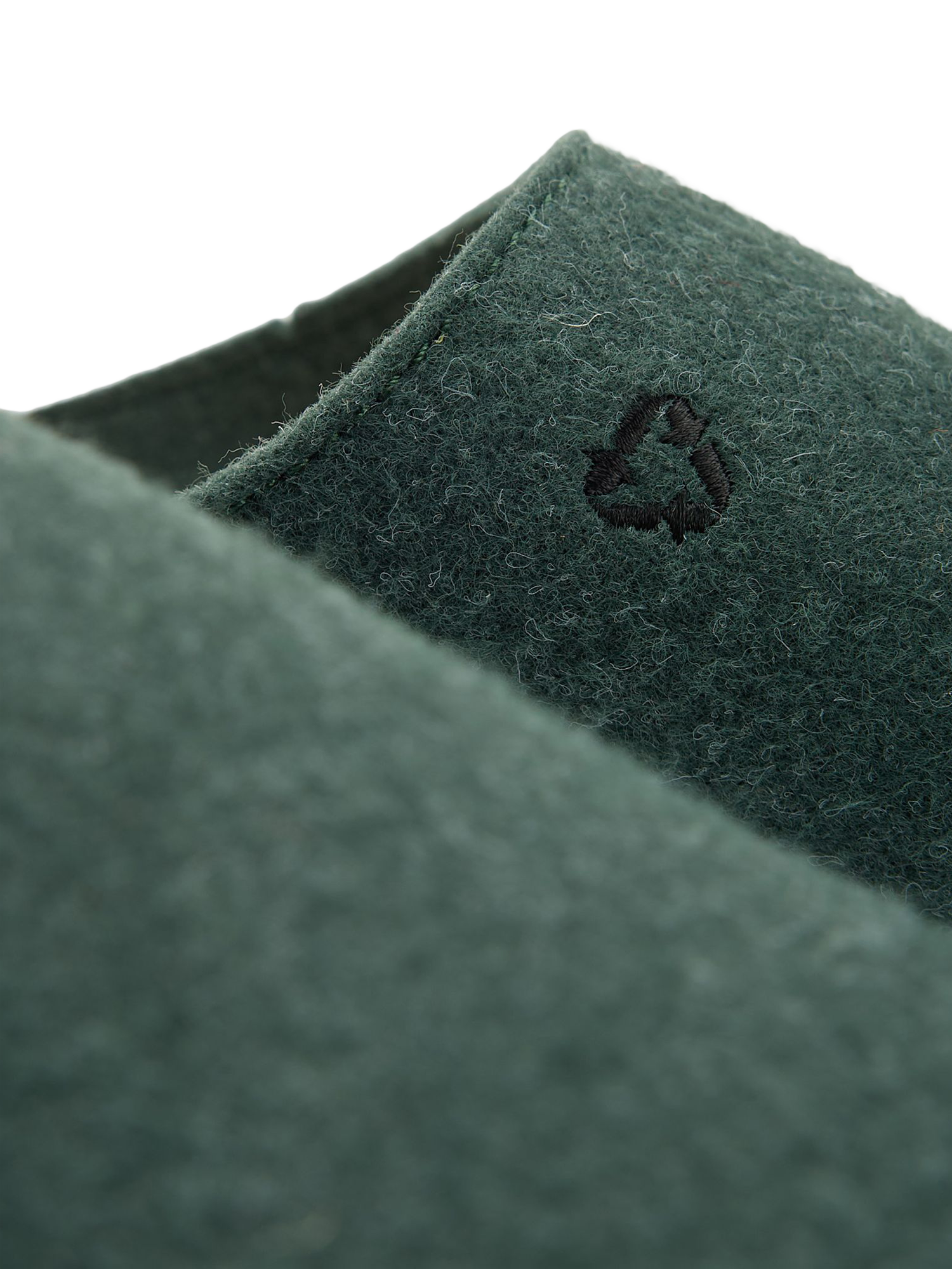 Product image 4 of 6, which shows V.GAN Date Mule Slippers, Dark Green, 7