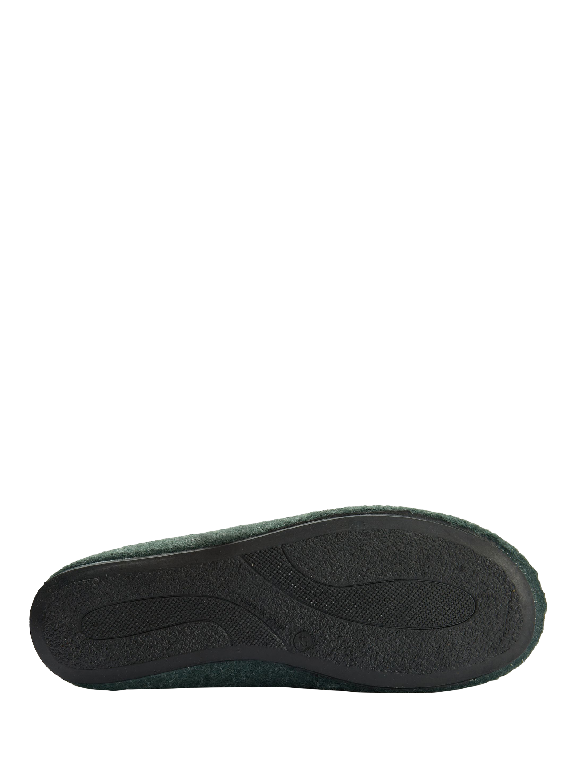 Product image 5 of 6, which shows V.GAN Date Mule Slippers, Dark Green, 7