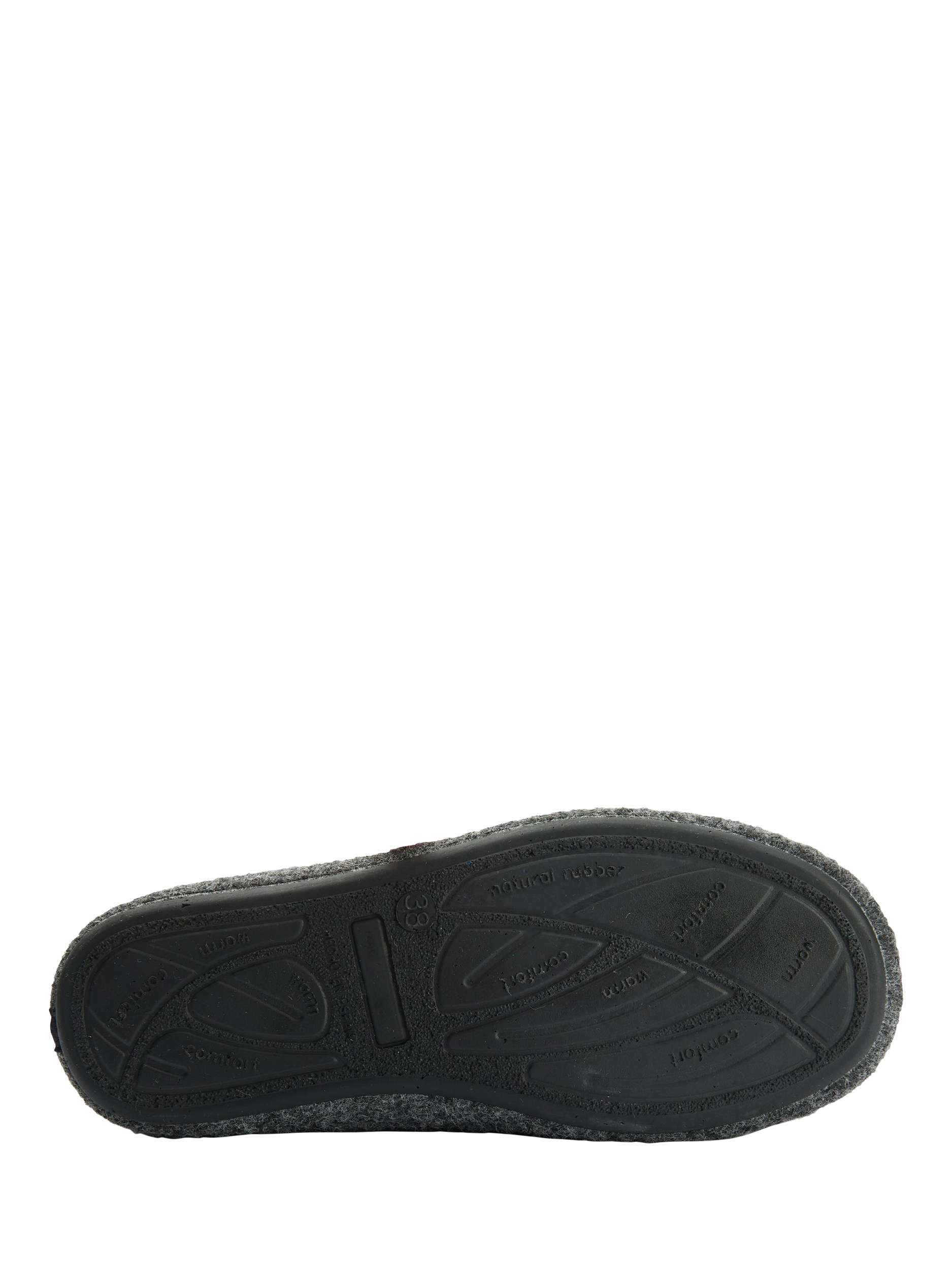 Product image 3 of 6, which shows V.GAN Vegan Date Slider Slippers, Dark Grey, 3