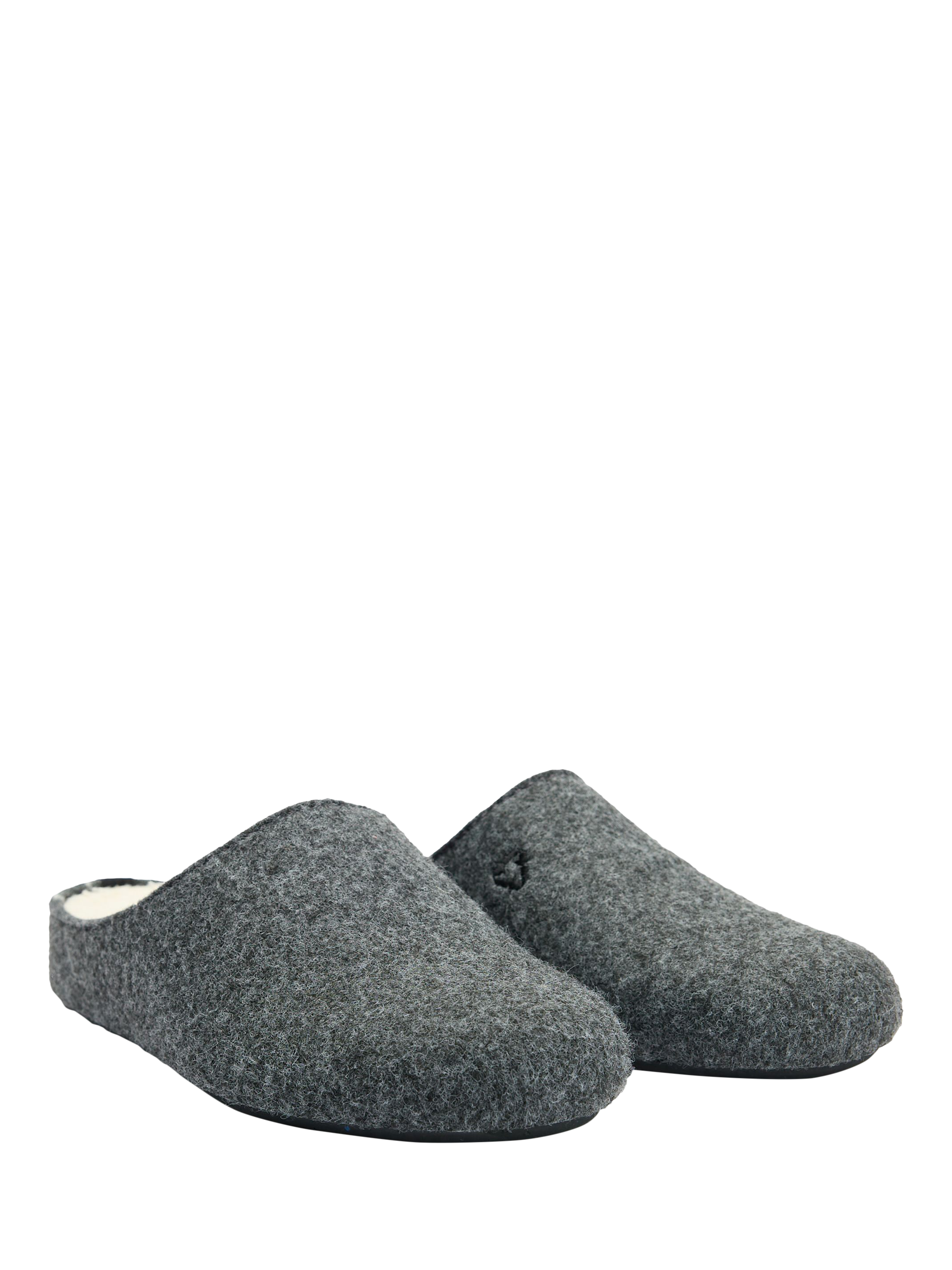 Product image 5 of 6, which shows V.GAN Vegan Date Slider Slippers, Dark Grey, 3