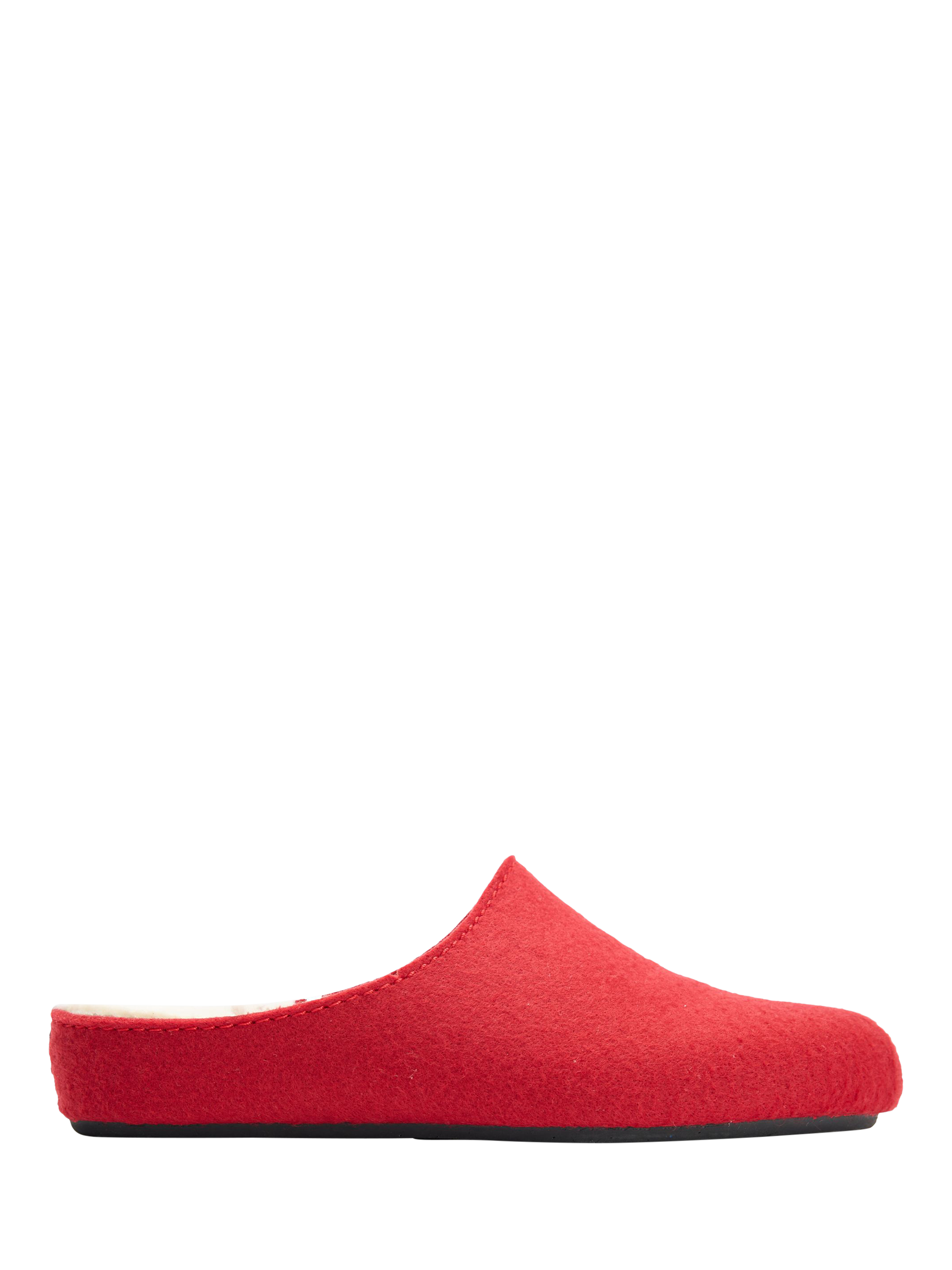 Product image 1 of 6, which shows V.GAN Vegan Date Slider Slippers, Red, 3