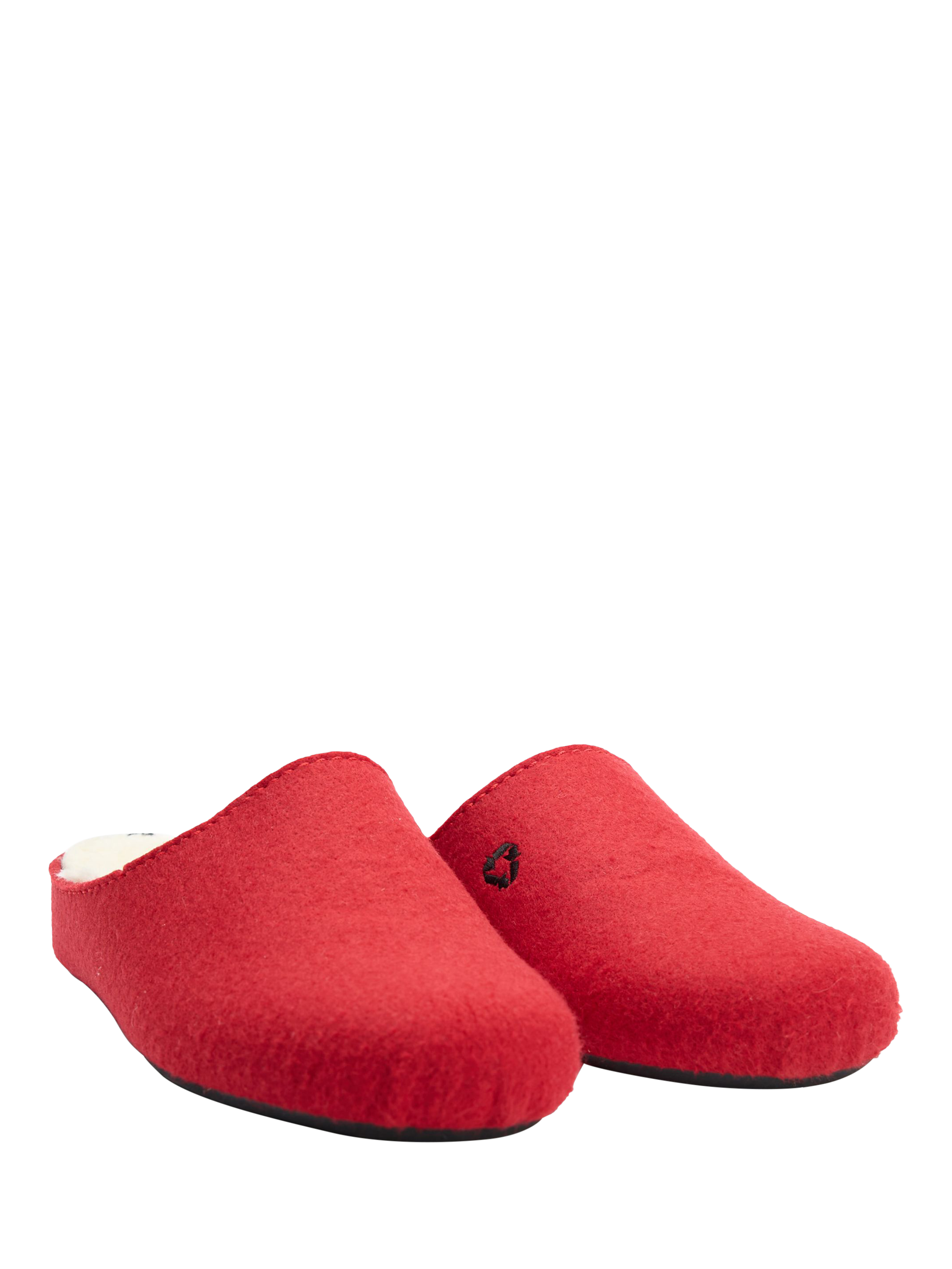 Product image 2 of 6, which shows V.GAN Vegan Date Slider Slippers, Red, 3