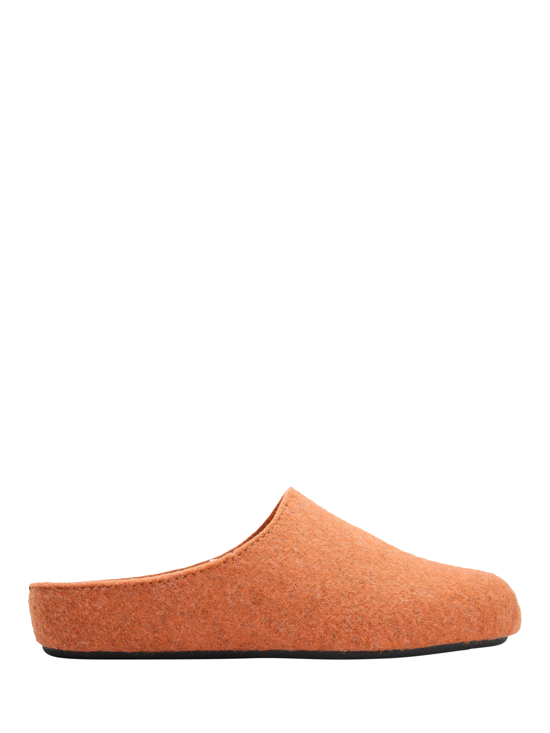 Product image 1 of 6, which shows V.GAN Vegan Date Slider Slippers, Rust, 3