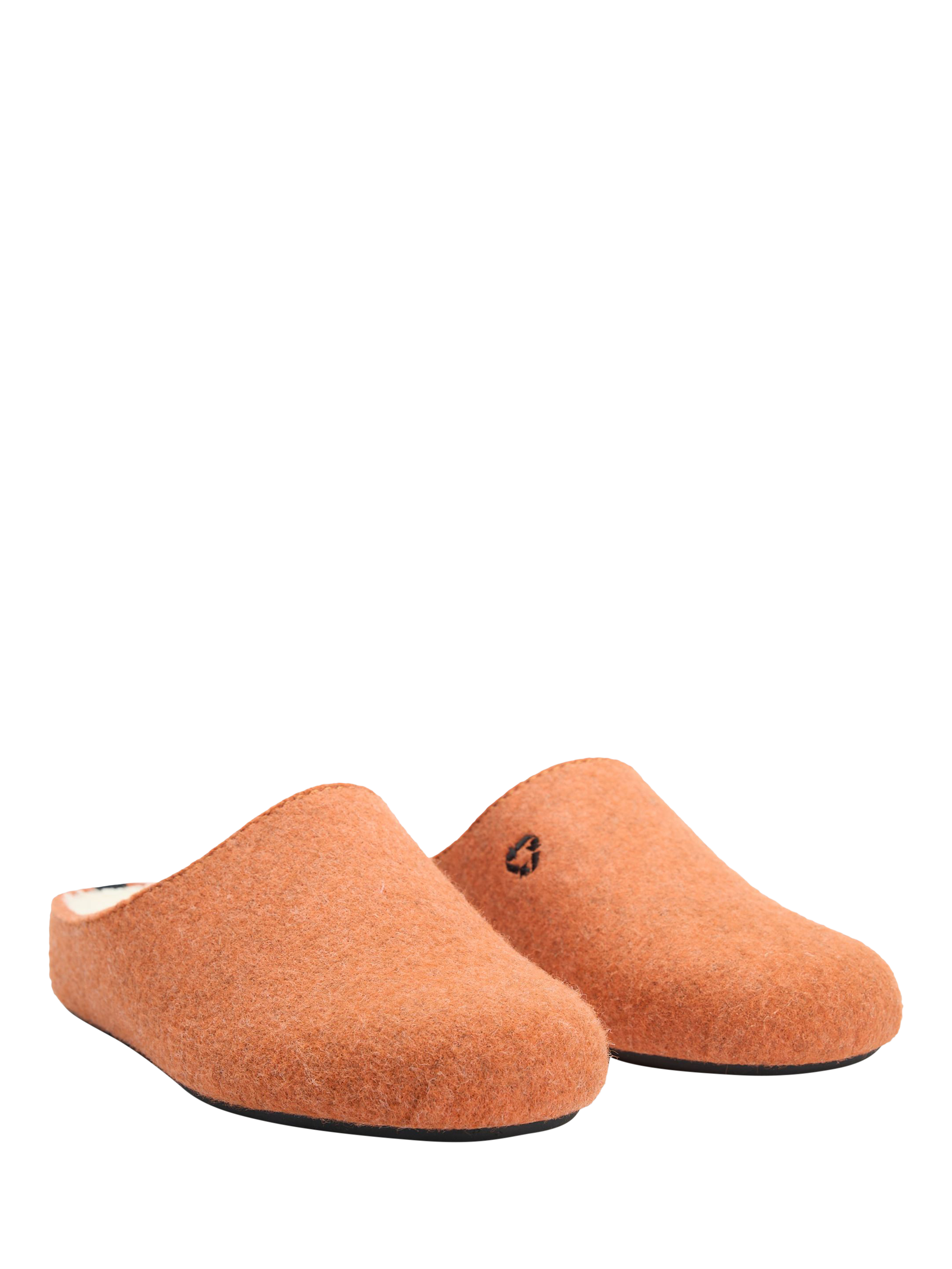 Product image 2 of 6, which shows V.GAN Vegan Date Slider Slippers, Rust, 3