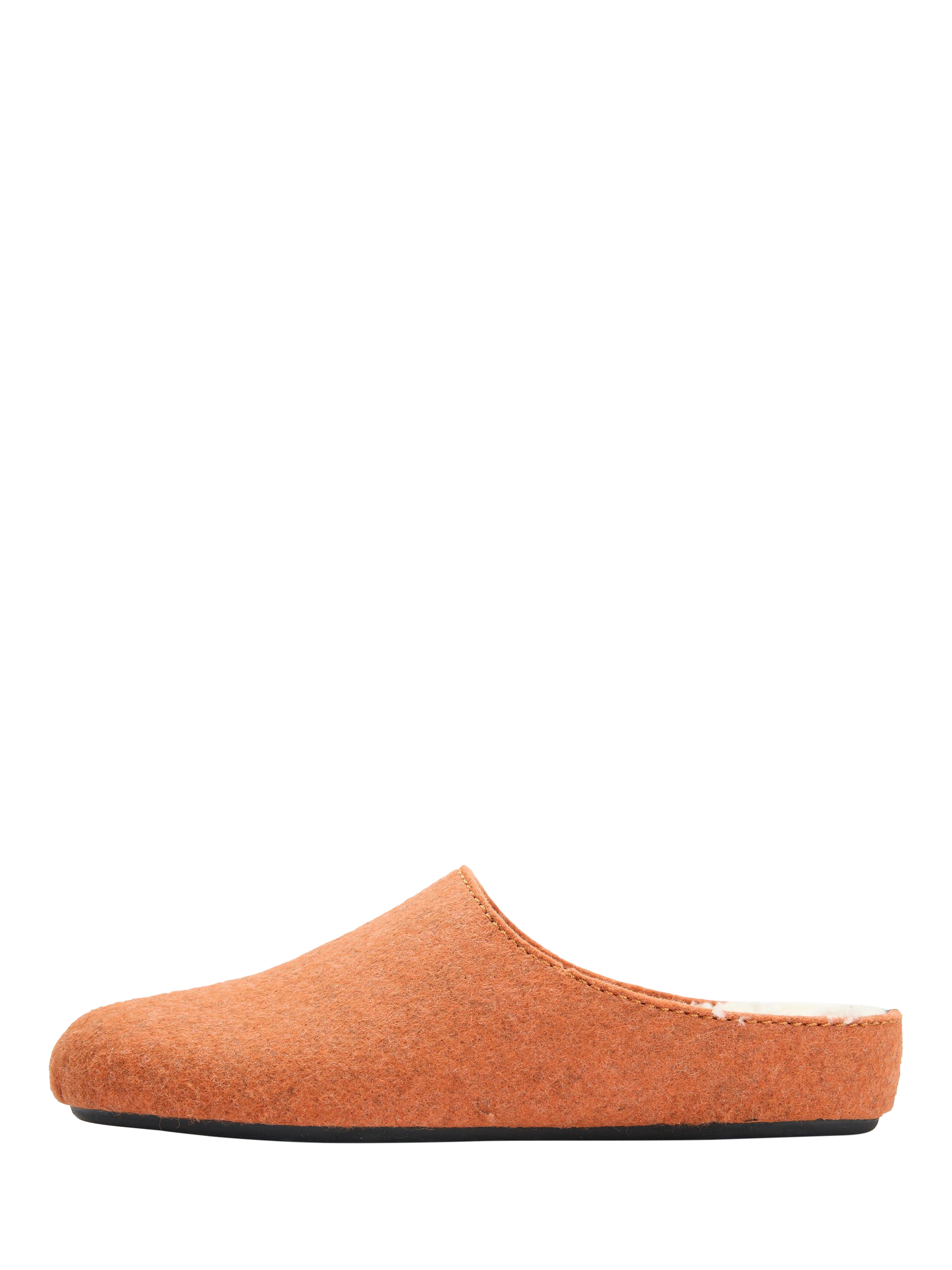 Product image 6 of 6, which shows V.GAN Vegan Date Slider Slippers, Rust, 3