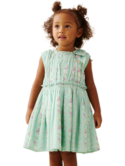 slim fit dress slacks Toddler Girl Sparkly Silver Bow Tulle Dress – The Trendy Toddlers main image 0
