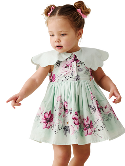 Angel & Rocket Baby Floral Dress, Mint, Mint