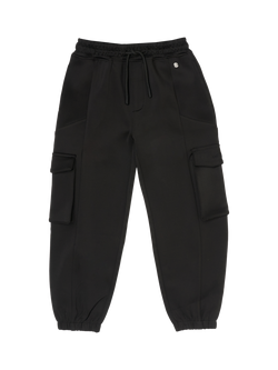 Angel & Rocket Kids' Frank Panelled Joggers, Black, Black