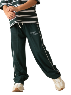 Angel & Rocket Kids' Drawstring Sports Joggers, Green, Green