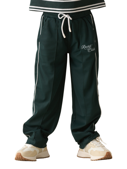 Angel & Rocket Kids' Drawstring Sports Joggers, Green - view 2, Green