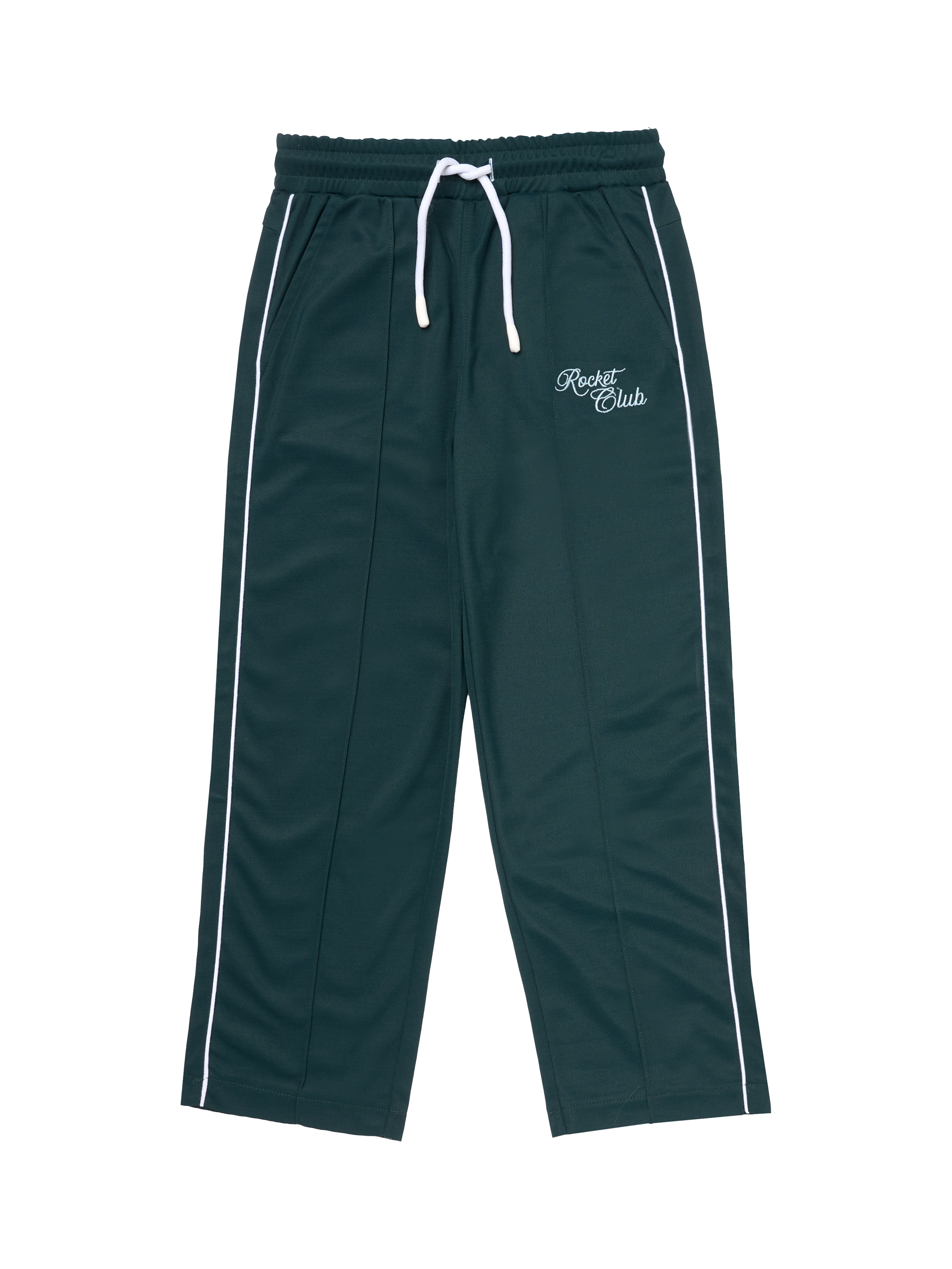 Product image 5 of 7, which shows Angel & Rocket Kids' Drawstring Sports Joggers, Green, 3 years