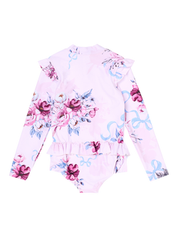 Angel & Rocket Kids' Sunsafe Long Sleeve Swimsuit, Pink Light - view 2, 